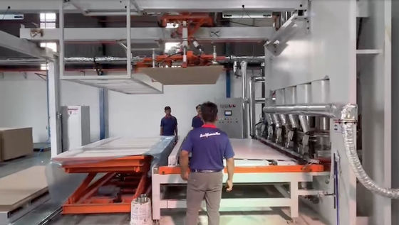 Buy Short Cycle Melamine Laminating Hot Press Machine For Plywood online manufacture