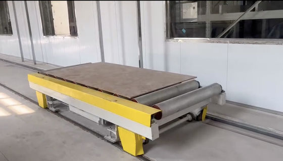 Buy Artificial Board Short Cycle Press Automatic Line Short Cycle Lamination Hot Press Machine online manufacture