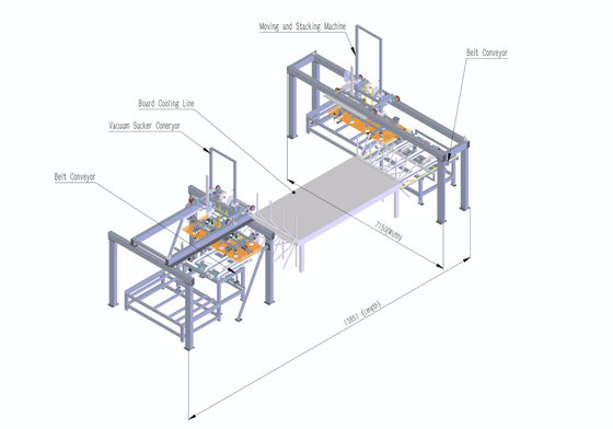 4X9  Door Short Cycle Lamination Hot Press Machine For Coir Board 1600 ton