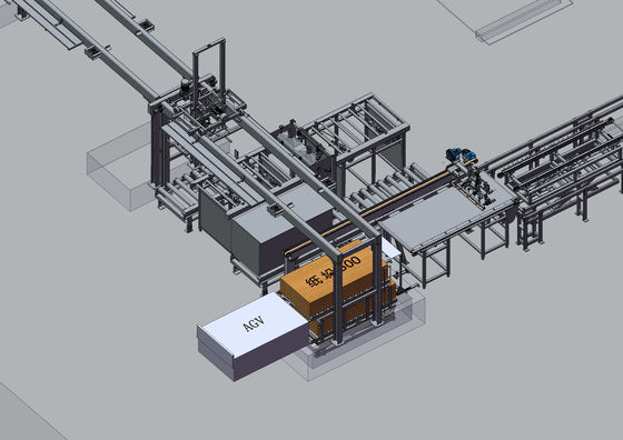 Fully Automatic Paper Laying Machine Horizontal Press  Short Cycle Press 15KW