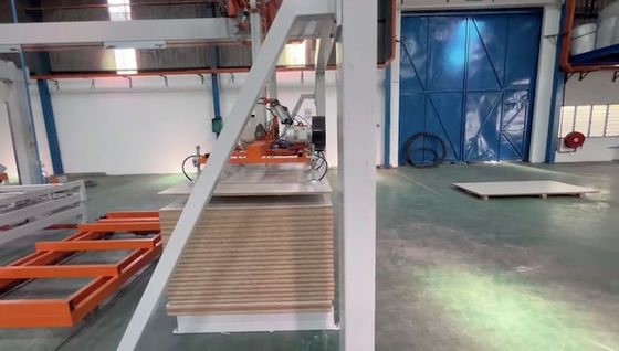 Short Cycle Melamine Laminating Hot Press Machine For Doors Composite 120 Sheets  Hour
